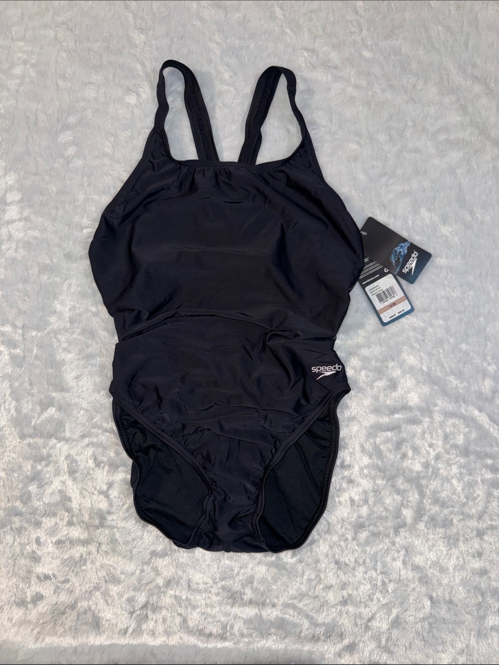 NWT Speedo Black Women's One-Piece Swimsuit
